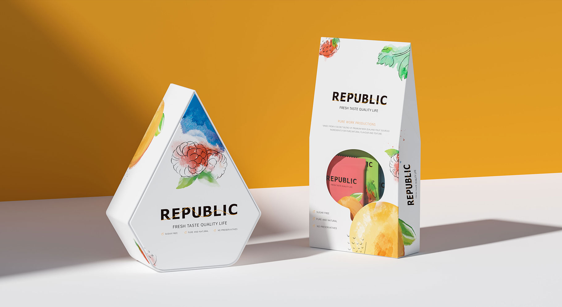 REPUBLIC 水果巧克力包裝設(shè)計(jì)